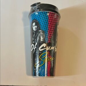 Colorful Travel Mug with Graphic Design